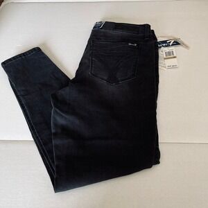 Seven7 Jean Wicked Black Skinny Jeggings Womens‎ Size 12 Stretch NEW